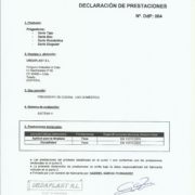 Certificado de Calidad Fregaderos Series Neo Tajo Romántica y Singular